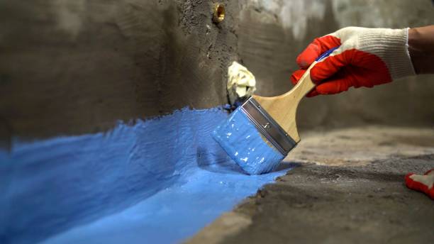 SJ Waterproofing Pros commercial waterproofing team near New Palestine, IN